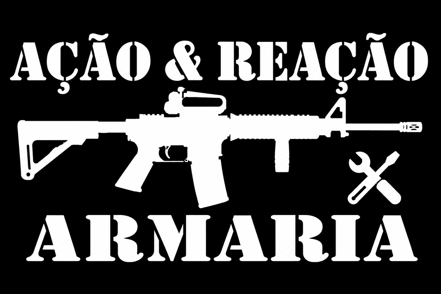 Logo Ação & Reação Armaria